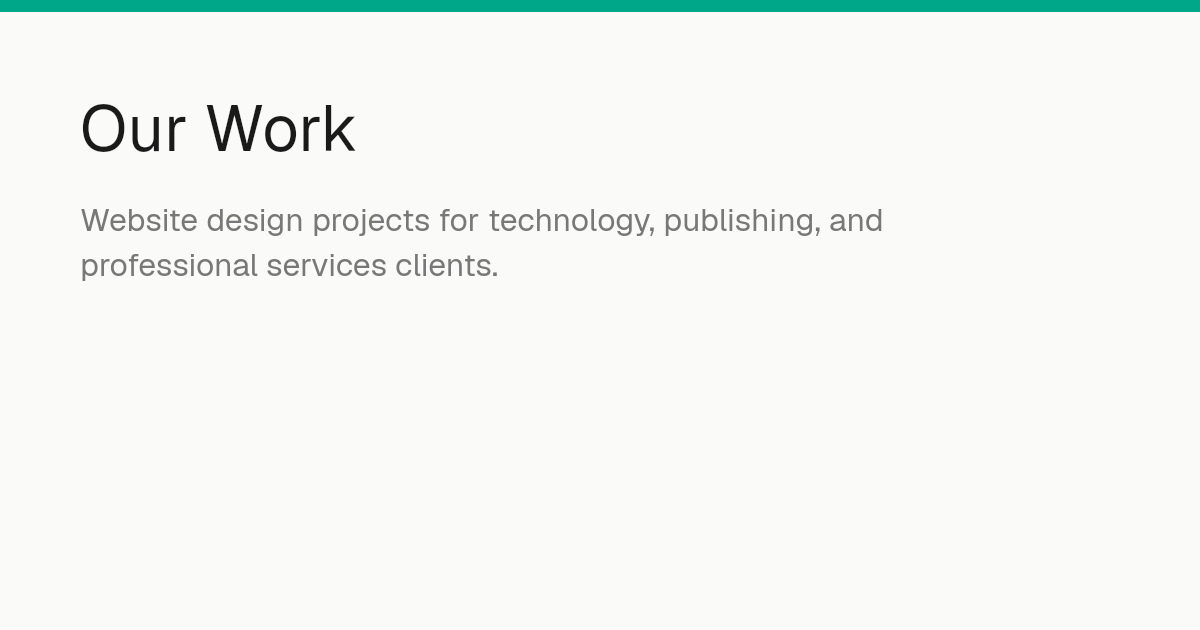 Our Work — Monad Studio